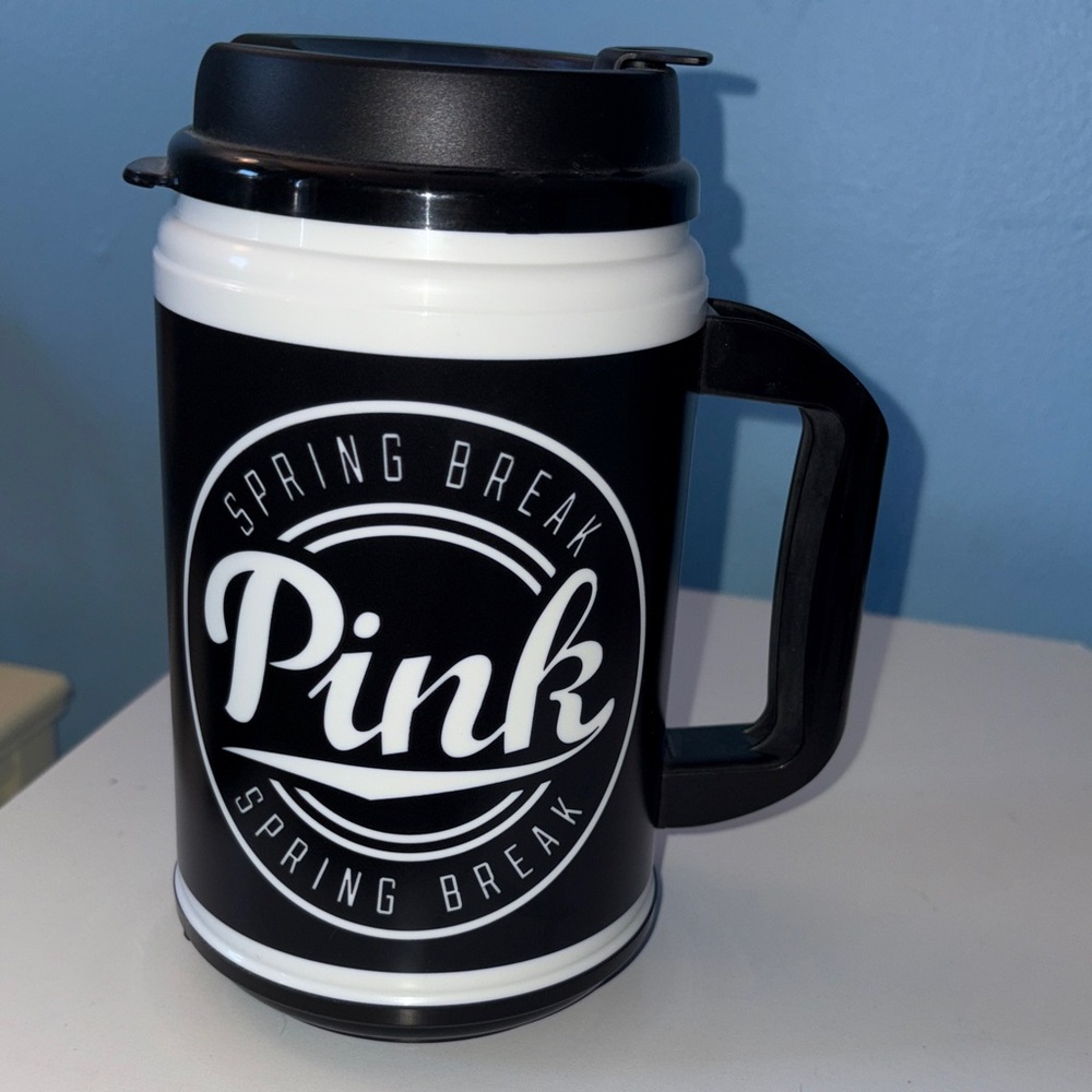 PINK Victoria's Secret Black and White Mug
